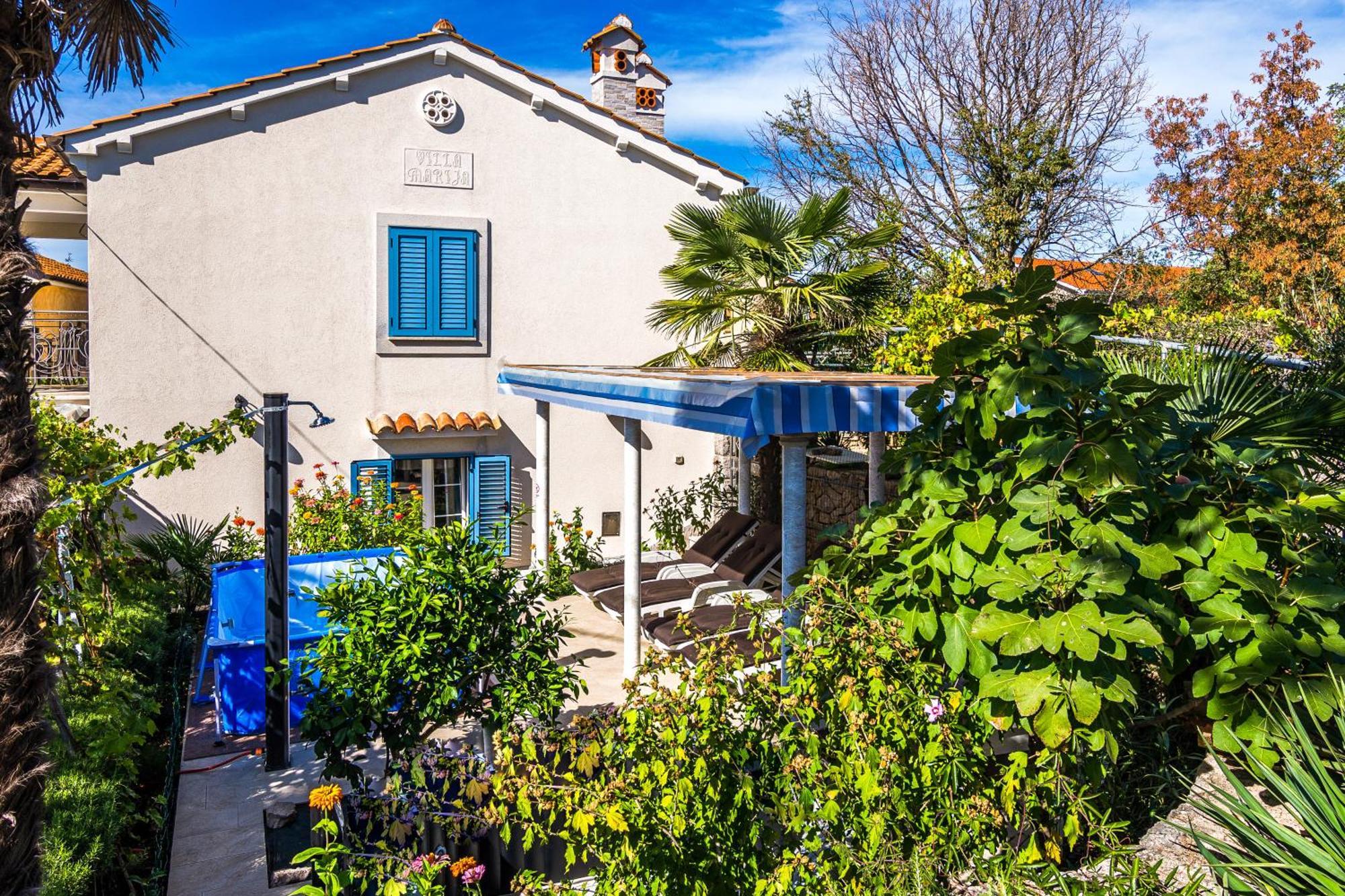 Apartment Villa Marija, Pinezici Krk Town Eksteriør billede